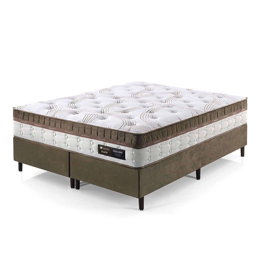 KING SIZE 1,93X2,03X0,34 MARROM