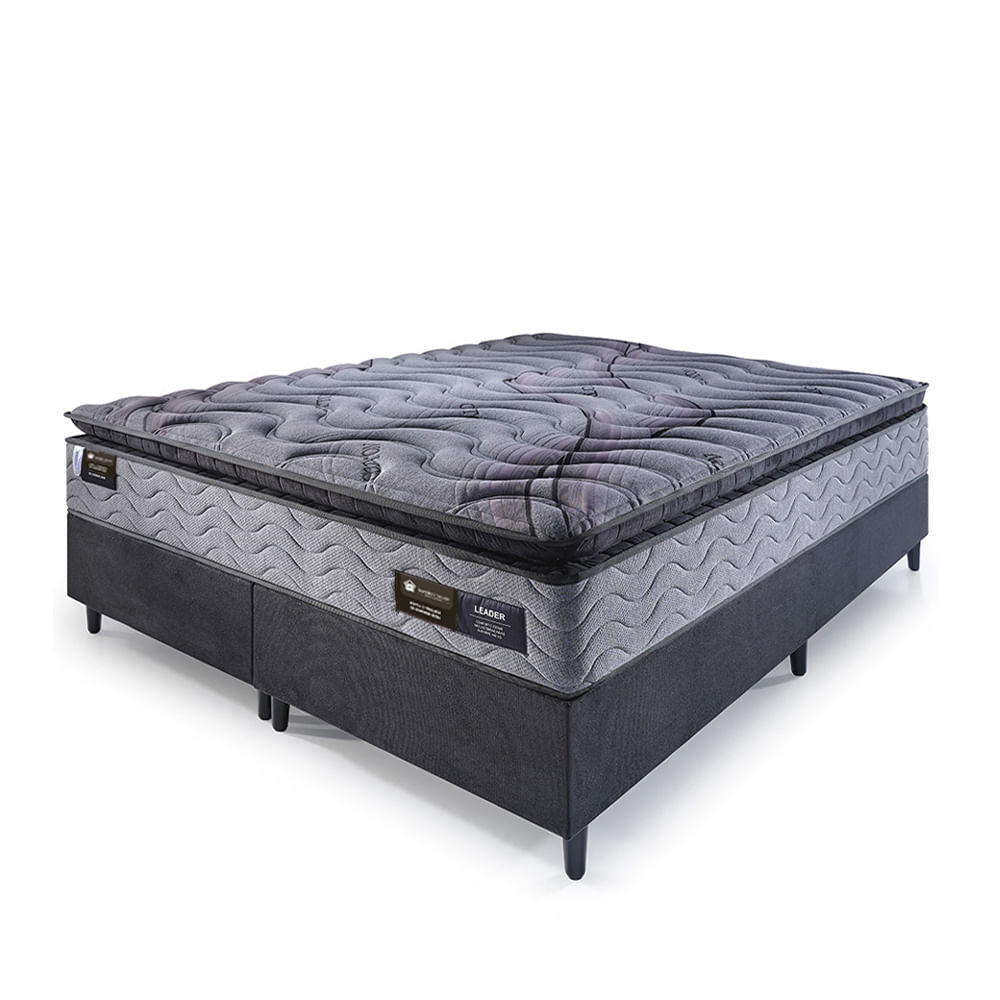 CASAL 1,38X1,88X0,32 PRETO .