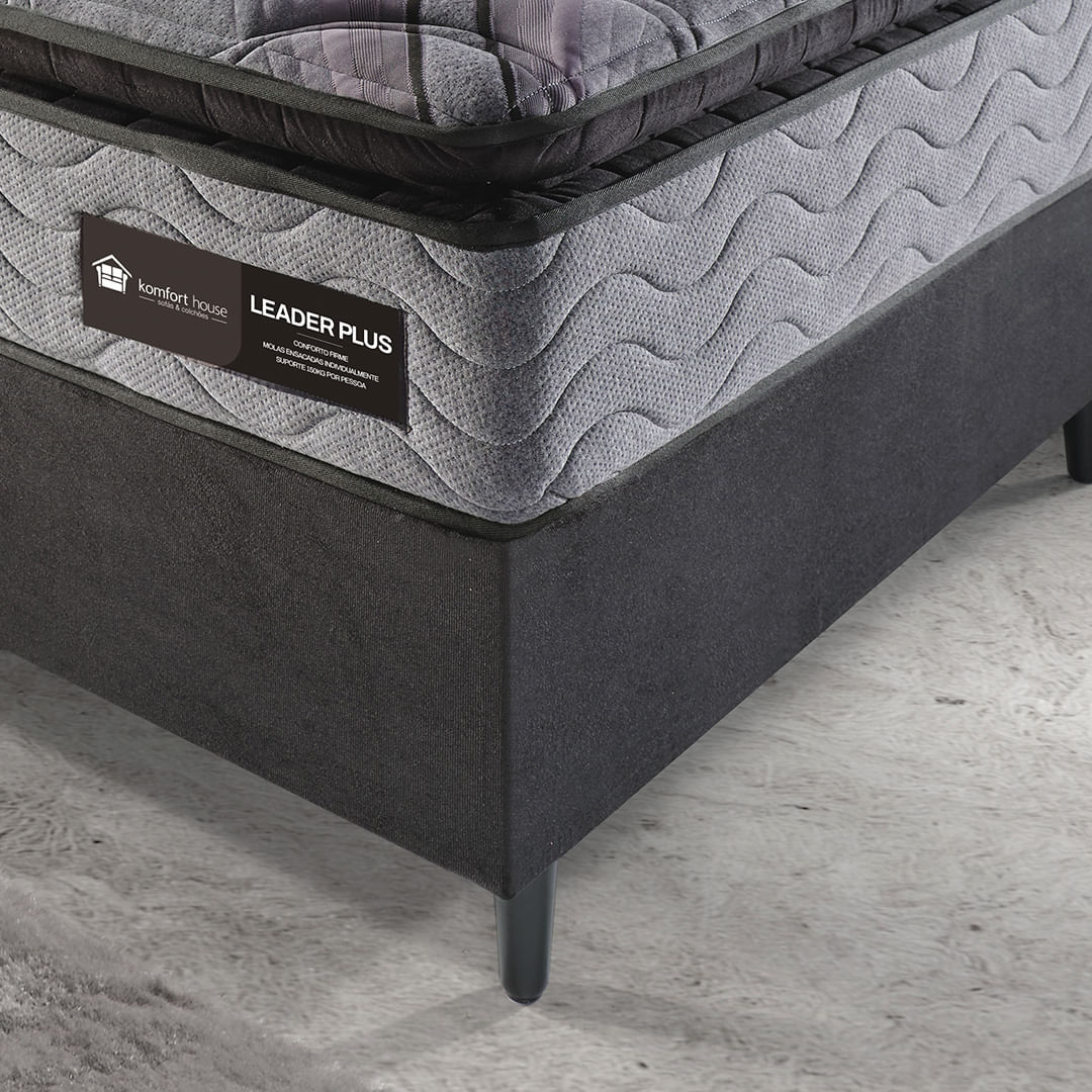 Conjunto Leader plus com Box 32cm Molas Ensacadas Starcoil 150