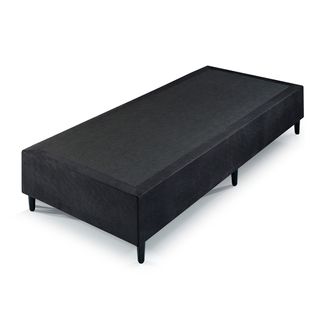 Box Leader Base com Estrutura de Madeira Tratada e Acabamento em Veludo Liso Altura Total de 37cm
