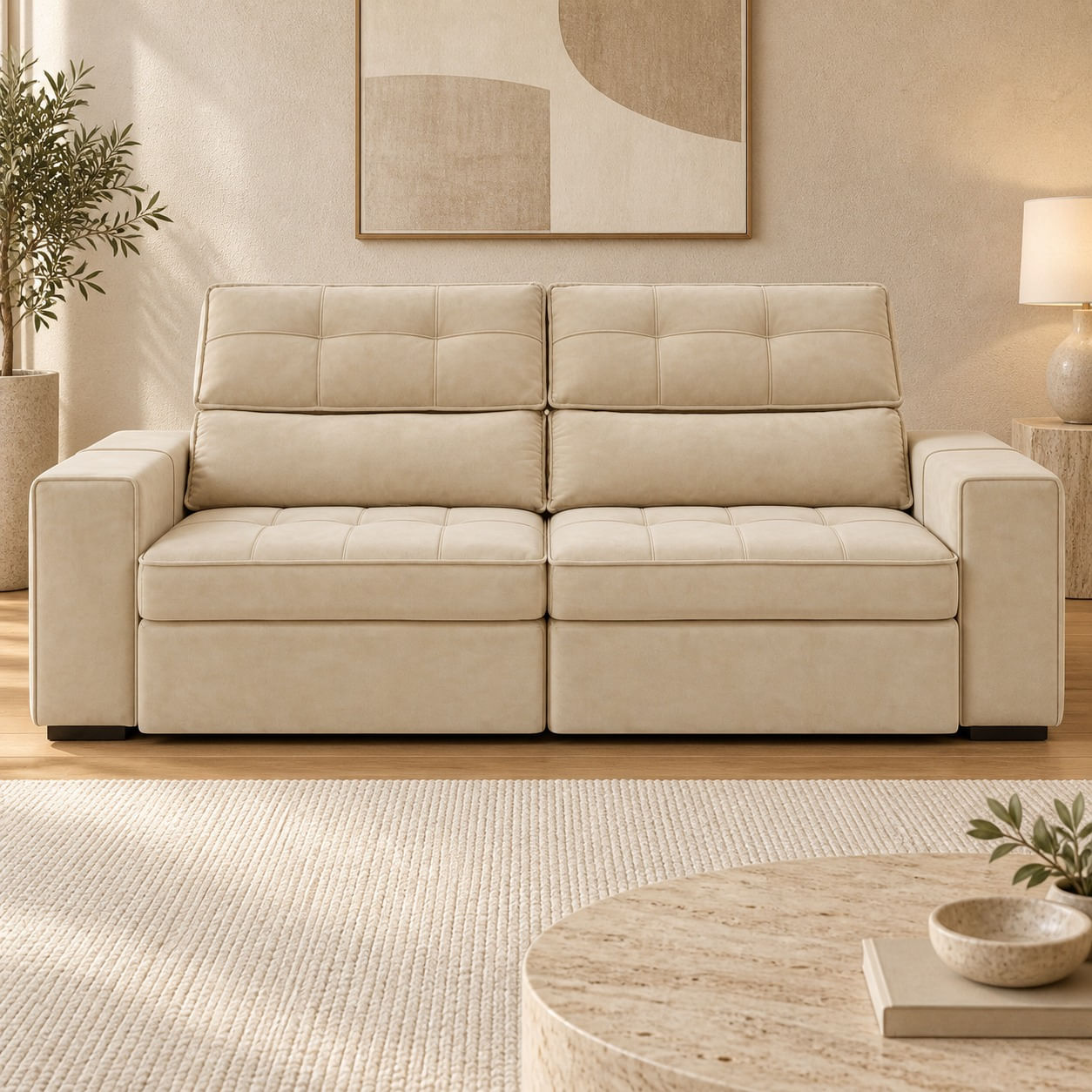 Sofa-Dacopa-bege-em-ambiente-frontal.