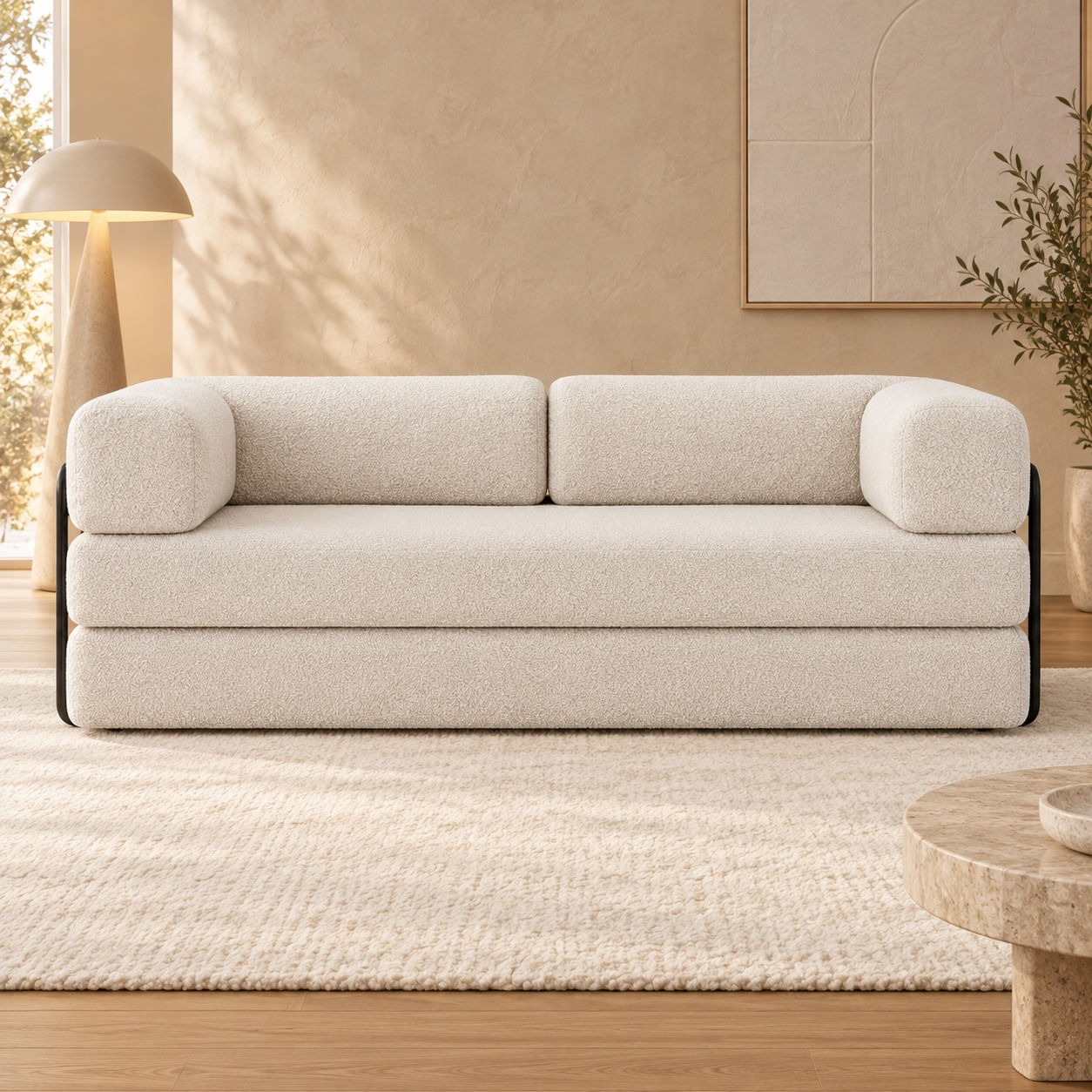 Sofa-Luno-bege-em-ambiente-frontal.