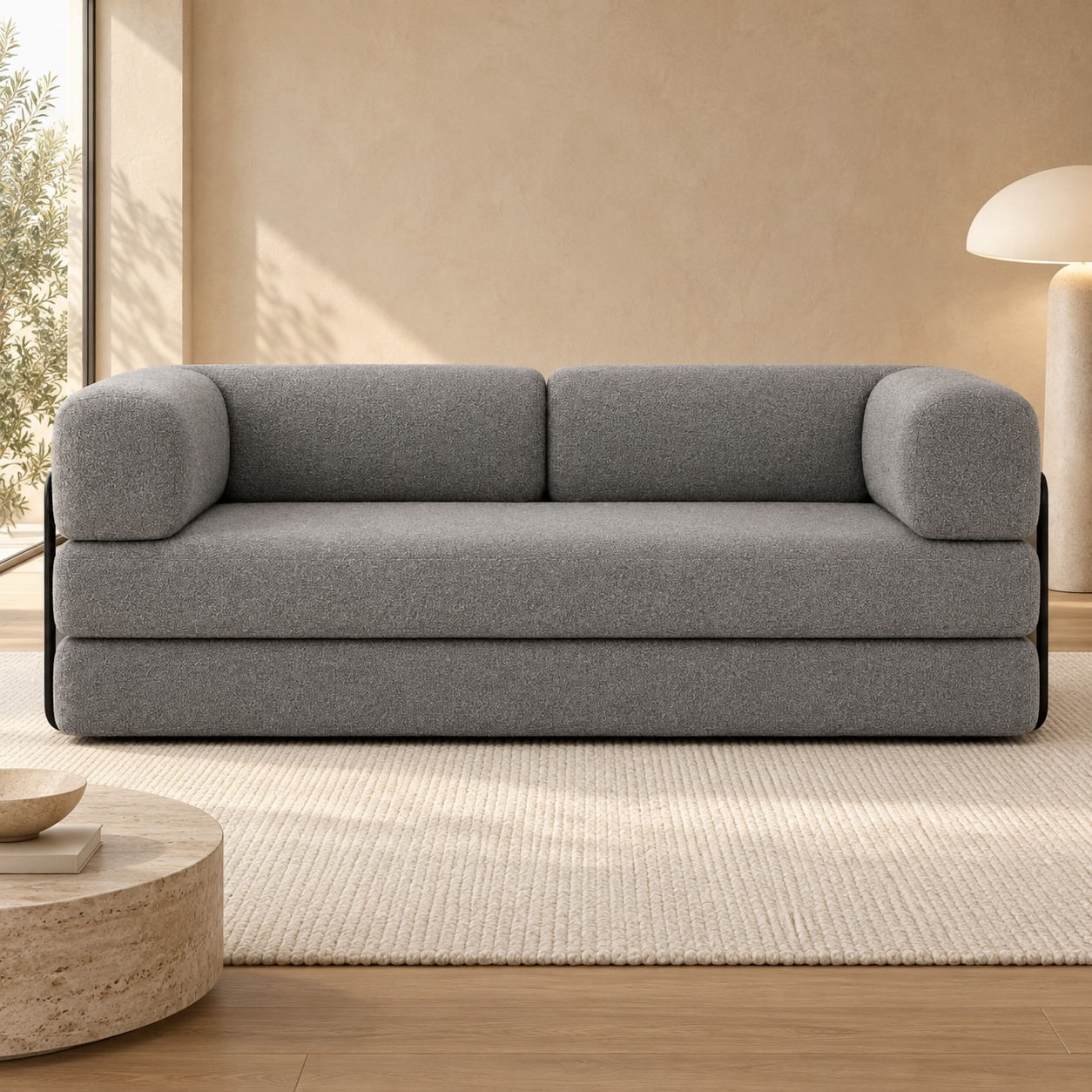 Sofa-Luno-cinza-em-ambiente-frontal.