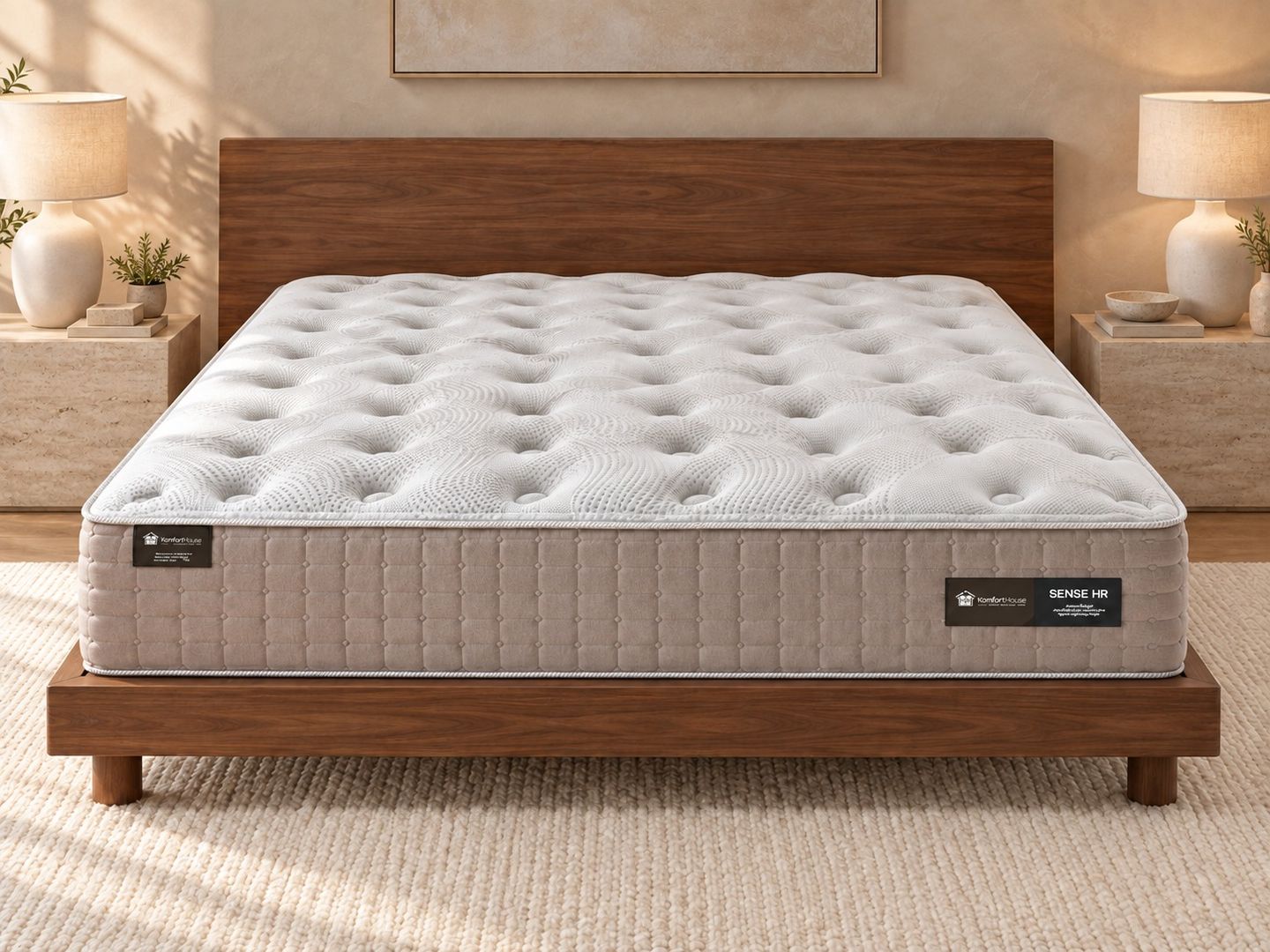 Colchão Sense HR 35cm Molas Ensacadas Espuma HR Densidade 33 e HR Densidade 40 suporte 140kg