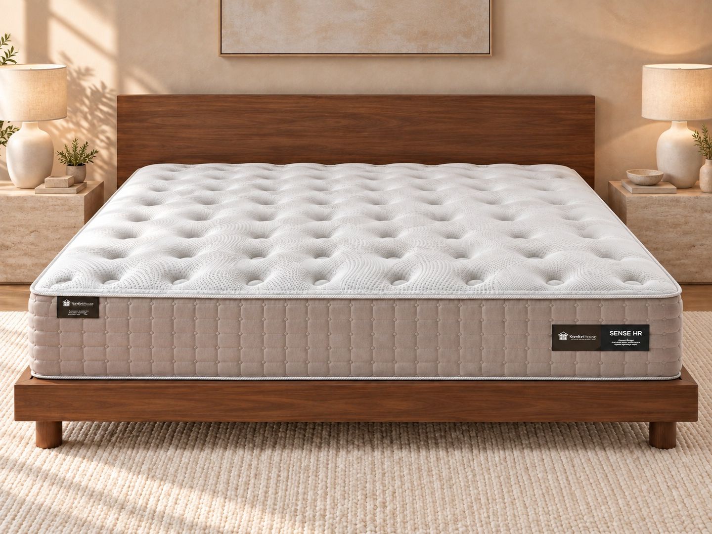 Colchão Sense HR 35cm Molas Ensacadas Espuma HR Densidade 33 e HR Densidade 40 suporte 140kg