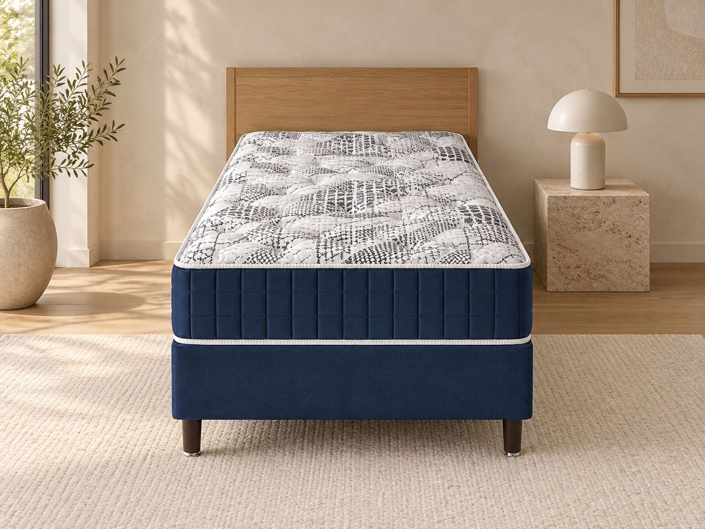 Conjunto-Denver-solteiro-azul-em-ambientacao-ilustrativa-frontal.-Decoracao-nao-inclusa.