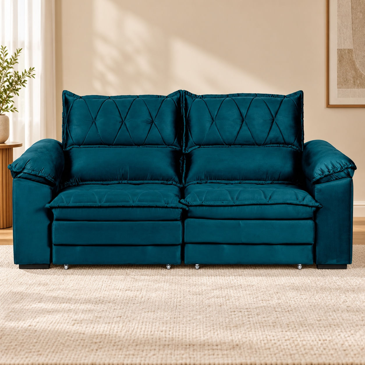 Sofa-Siberia-azul-8298-de-208-m-frontal-em-ambiente