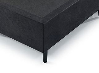 Box Leader Base com Estrutura de Madeira Tratada e Acabamento em Veludo Liso Altura Total de 37cm