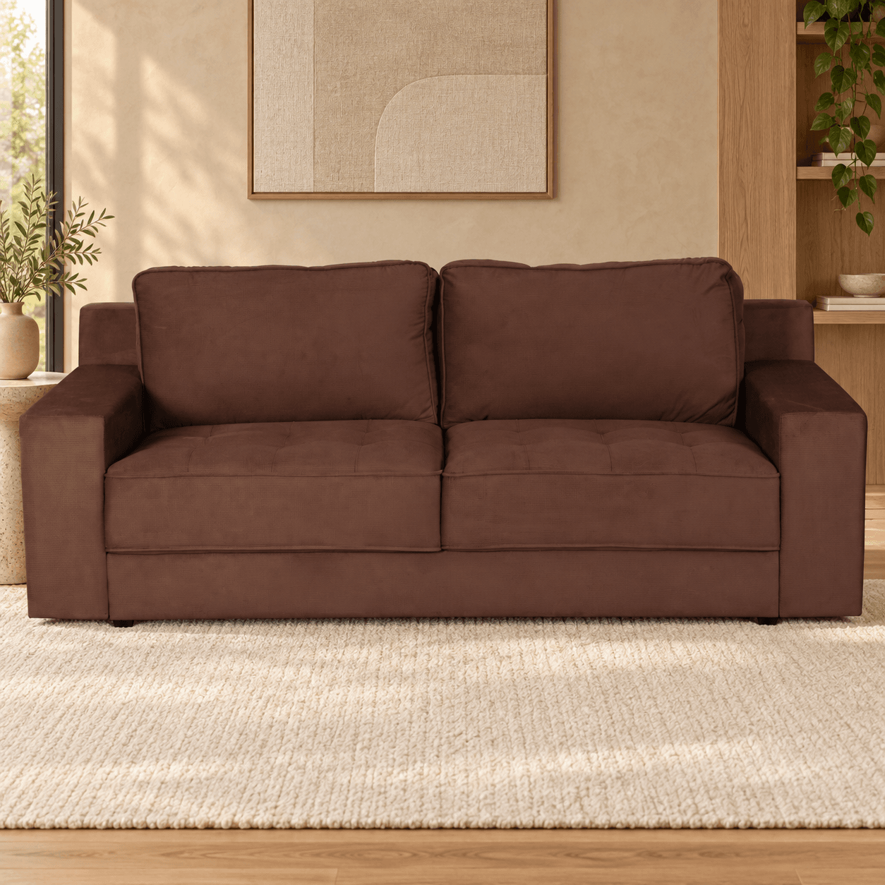 Sofa-Boston-marrom-9178-de-211-cm-em-vista-frontal-ambientada.